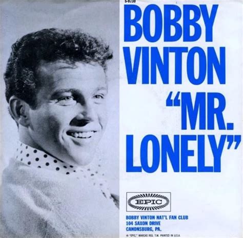 mr lonely lyrics original|mr lonely bobby vinton lyrics.